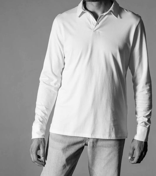 Polo manches longues RAPHAEL en coton pima ANONYM apparel