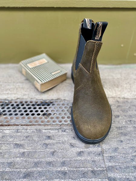 Boots en cuir Dark Olive BLUNDSTONE