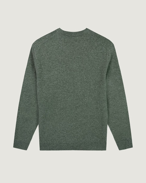 Pull col rond brodé MAISON LABICHE