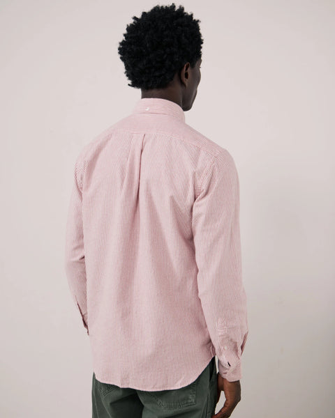 Chemise en oxford brossé à rayures HARTFORD