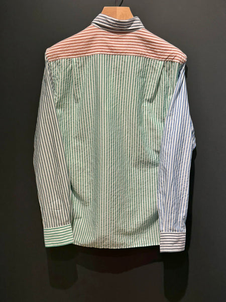 Chemise patchwork rayée HARTFORD