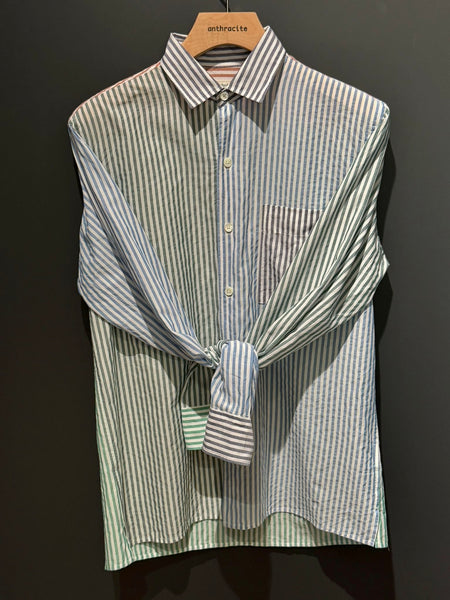 Chemise patchwork rayée HARTFORD