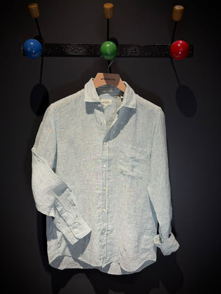 Chemise rayée en lin HARTFORD