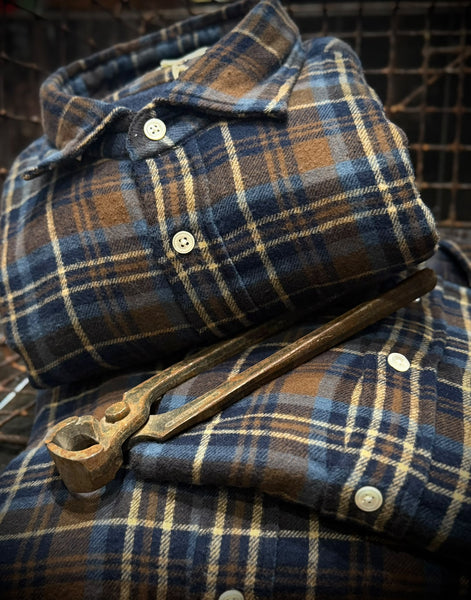 Chemise en coton double face à carreaux HARTFORD