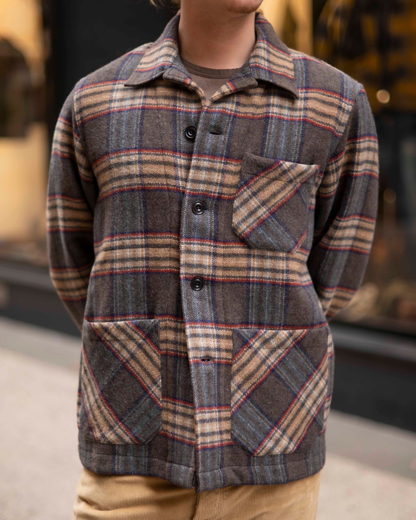 Veste à carreaux HARTFORD