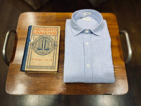 Chemise en seersucker de coton HARTFORD