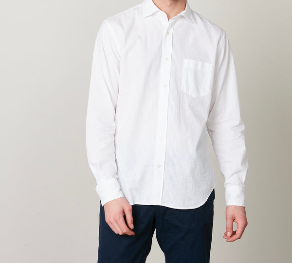 Chemise en seersucker de coton HARTFORD